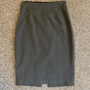 EXPRESS Grey Pencil Skirt